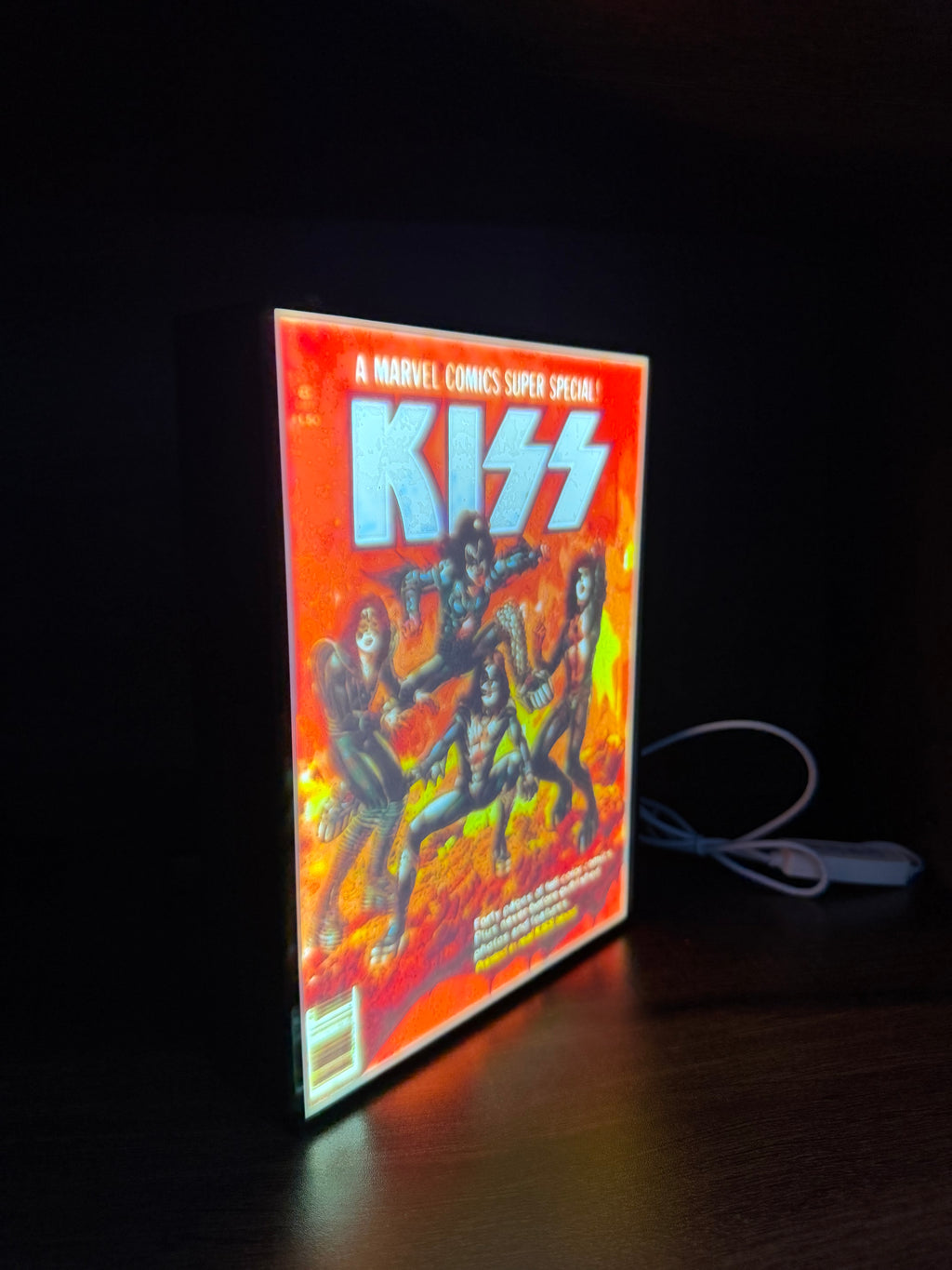 KISS Comic Cover LED Light Box
