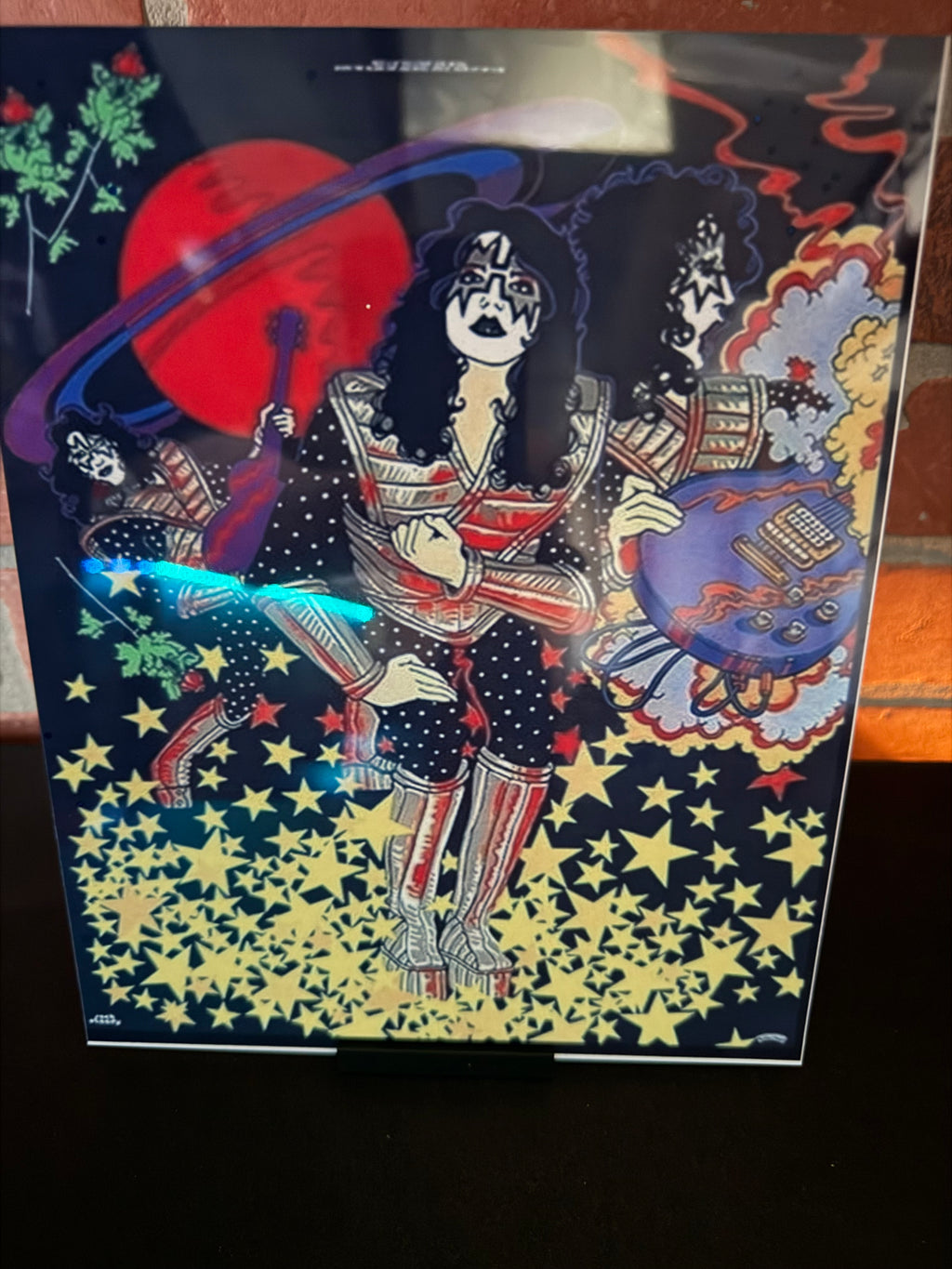 KISS Solo Album Poster - Metal Photo Print With Stands