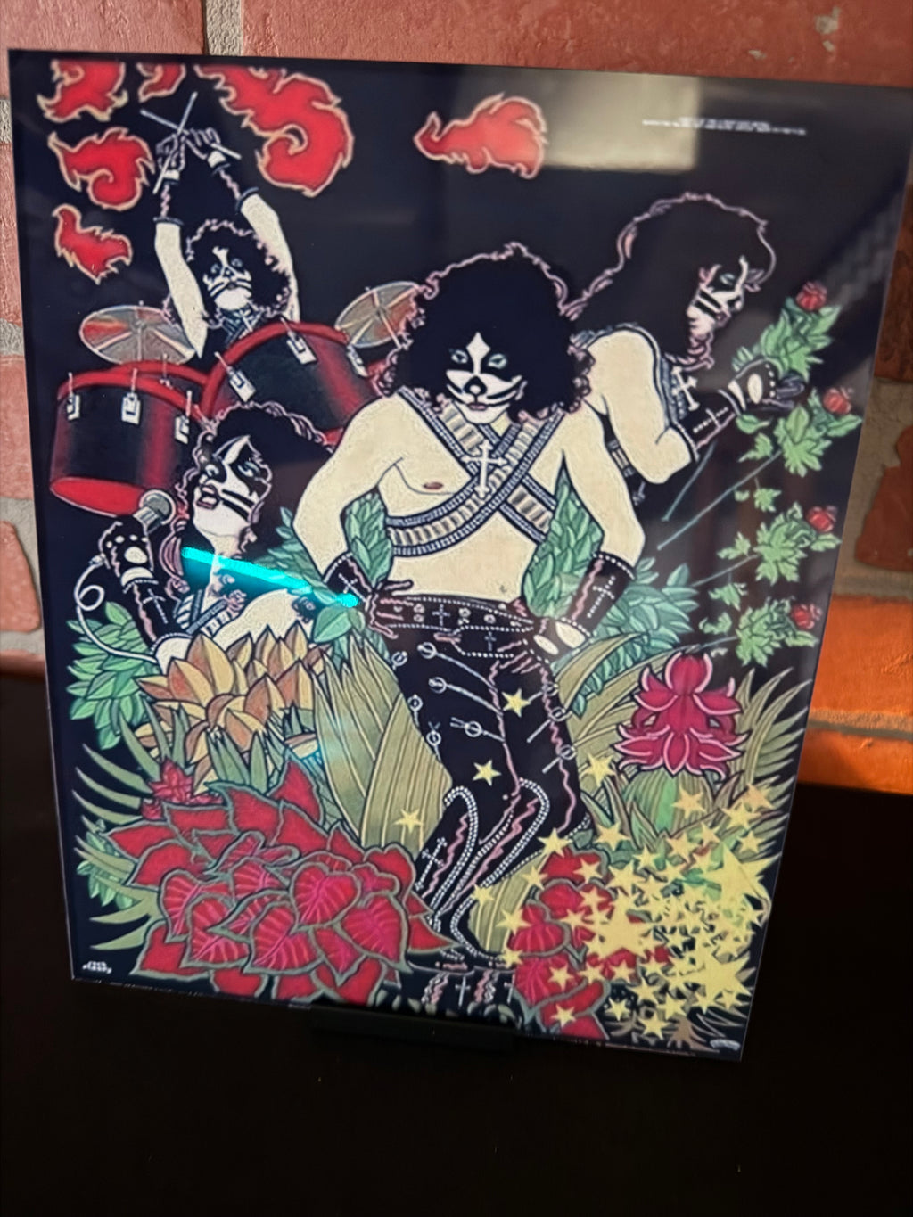 KISS Solo Album Poster - Metal Photo Print With Stands