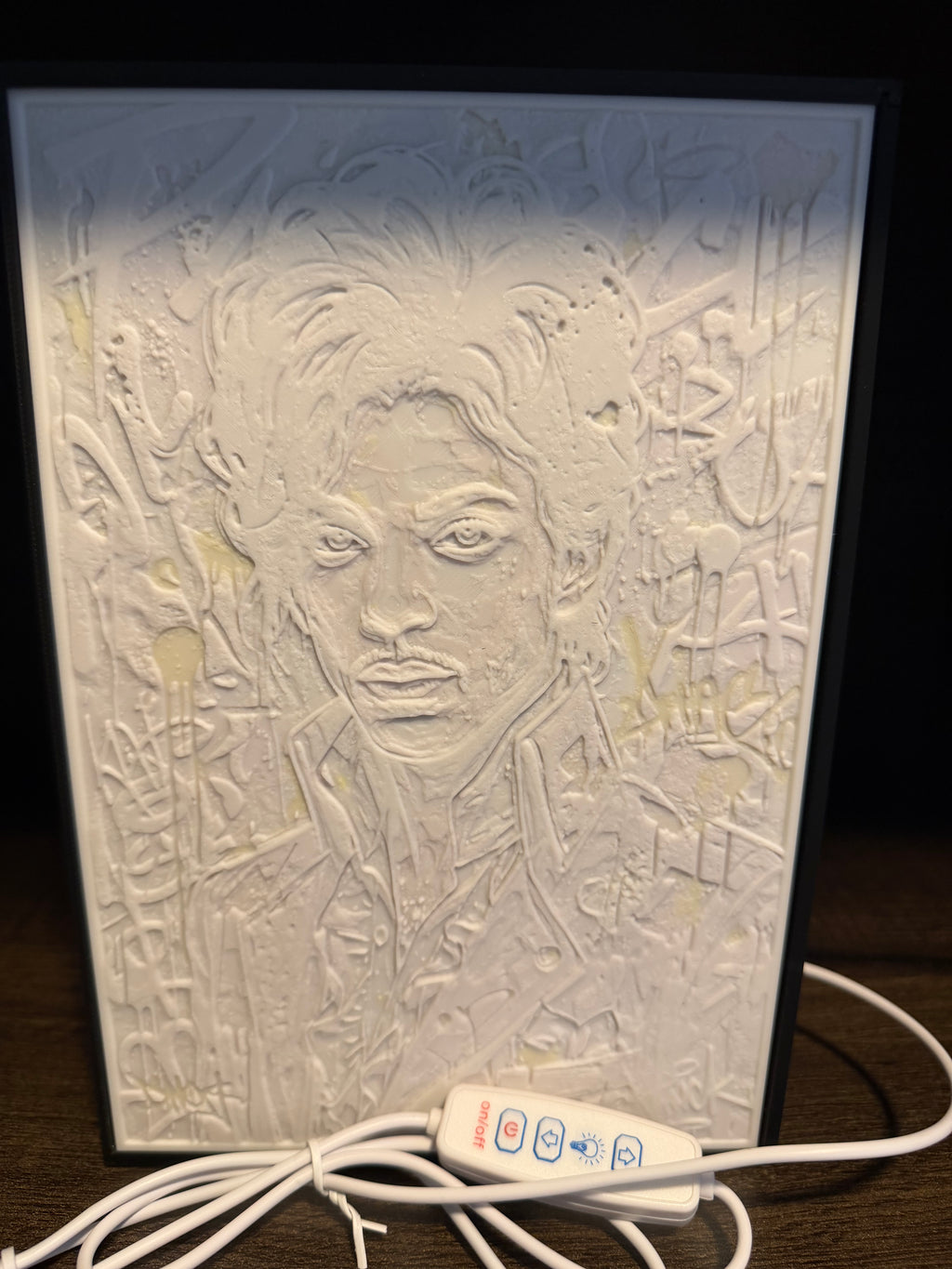 Prince Inspired LED Lithophane Lightbox