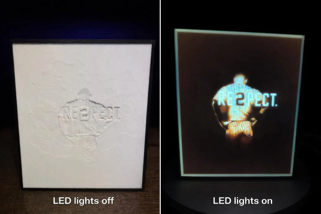 New York Yankees - Derek Jeter “RE2PECT” LED Lithophane Light Box