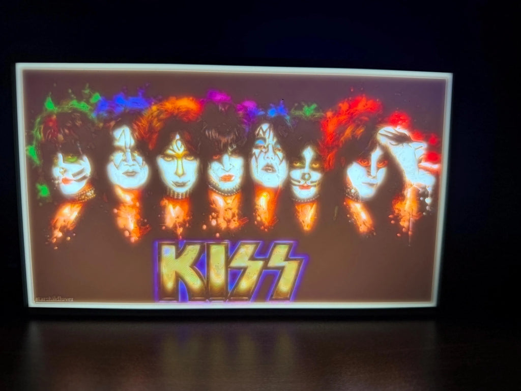 KISS Legacy Lithophane LED Lightbox – All Band Members Edition
