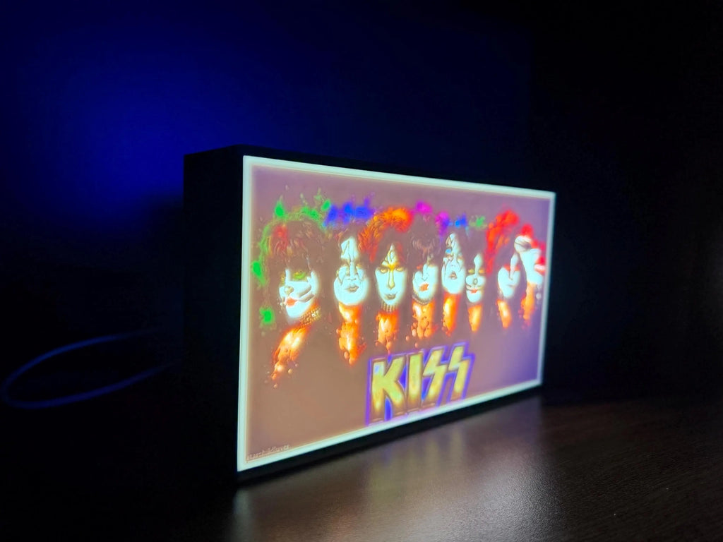 KISS Legacy Lithophane LED Lightbox – All Band Members Edition