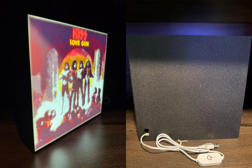 KISS Love Gun Album 3D Light Box