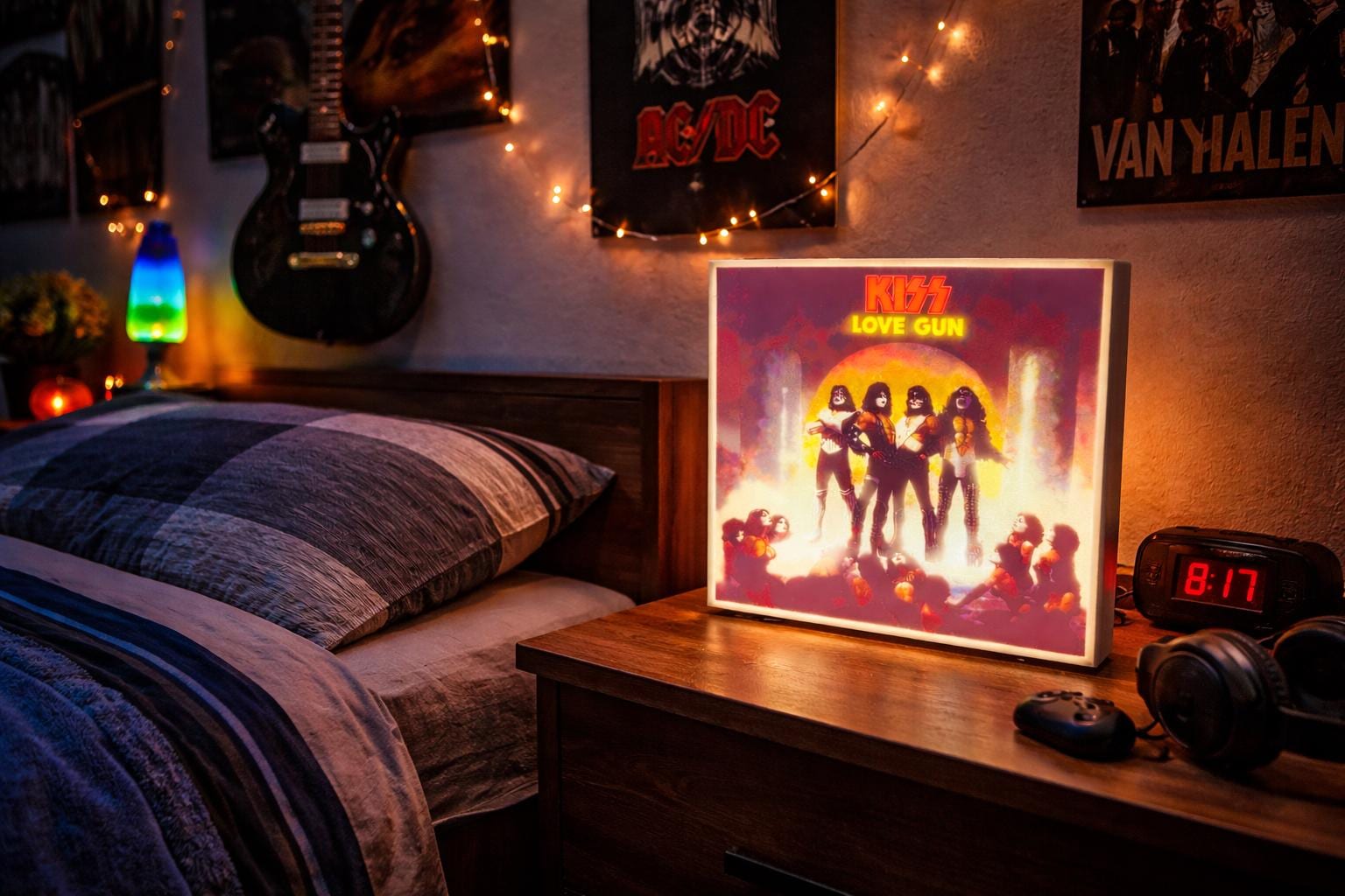 KISS Love Gun Album 3D Light Box