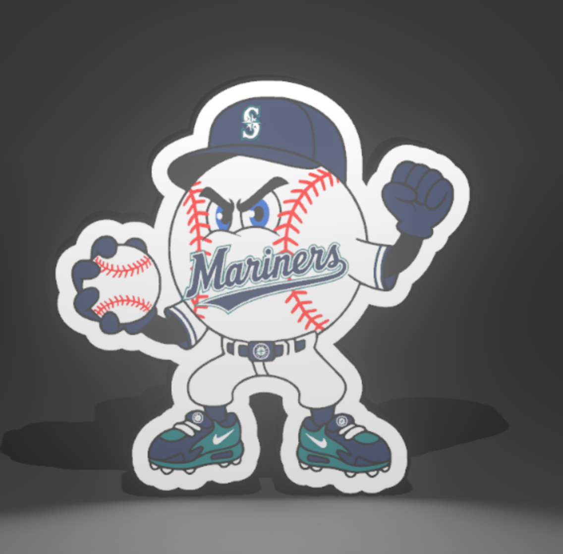 Custom Baseball Teams Light Boxes - Pick From All 30 Teams