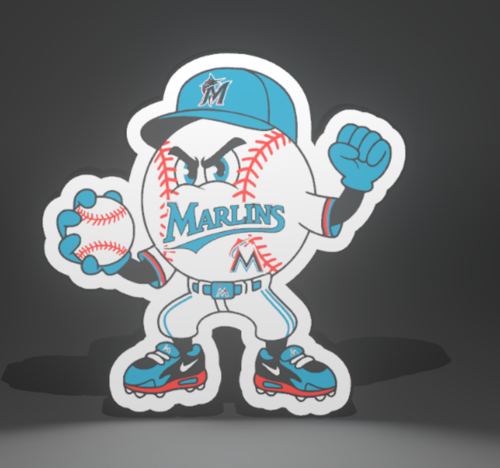 Custom Baseball Teams Light Boxes - Pick From All 30 Teams