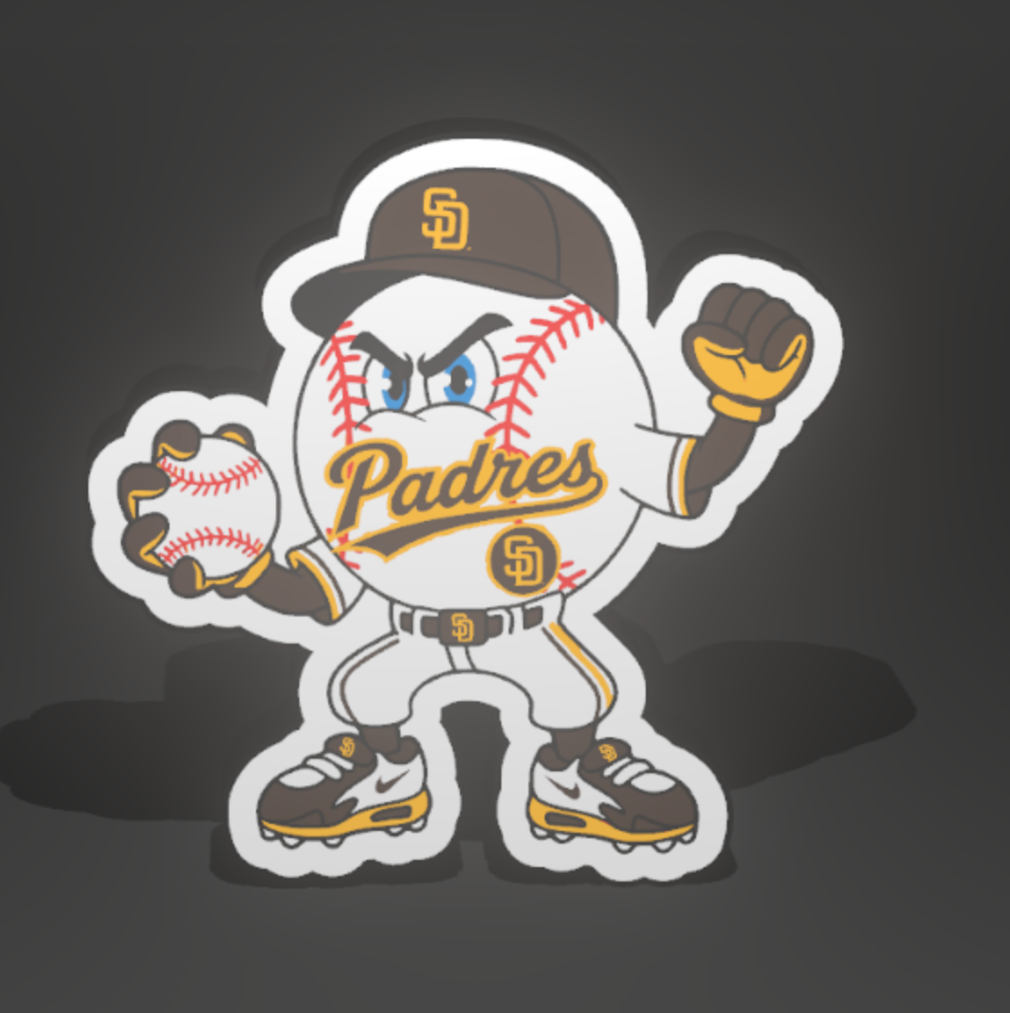 Custom Baseball Teams Light Boxes - Pick From All 30 Teams