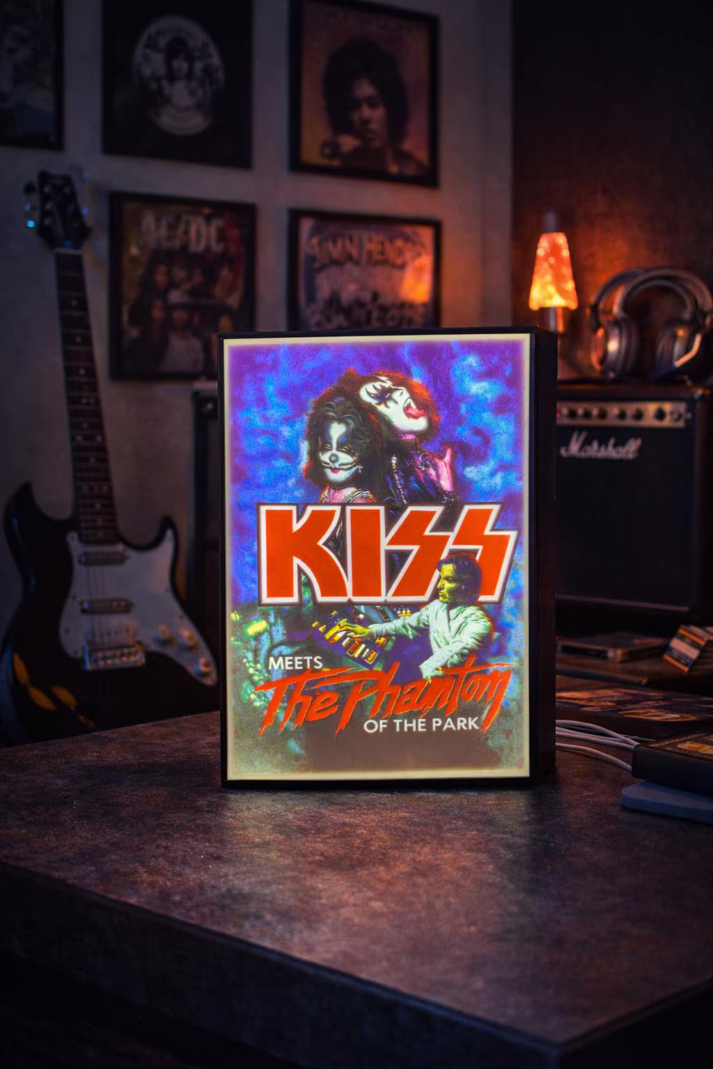 KISS “Meets the Phantom of the Park” LED Lithophane Light Box