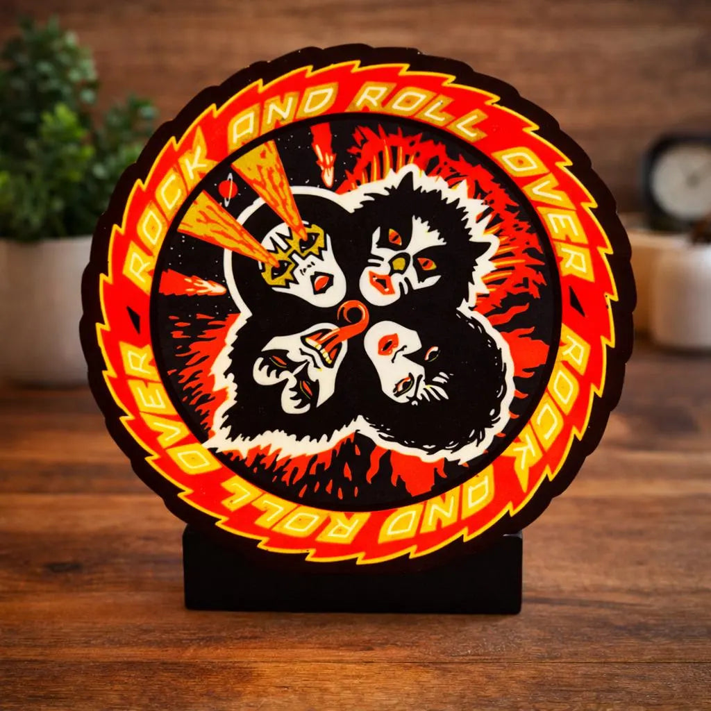 KISS “Rock and Roll Over” LED Light Box