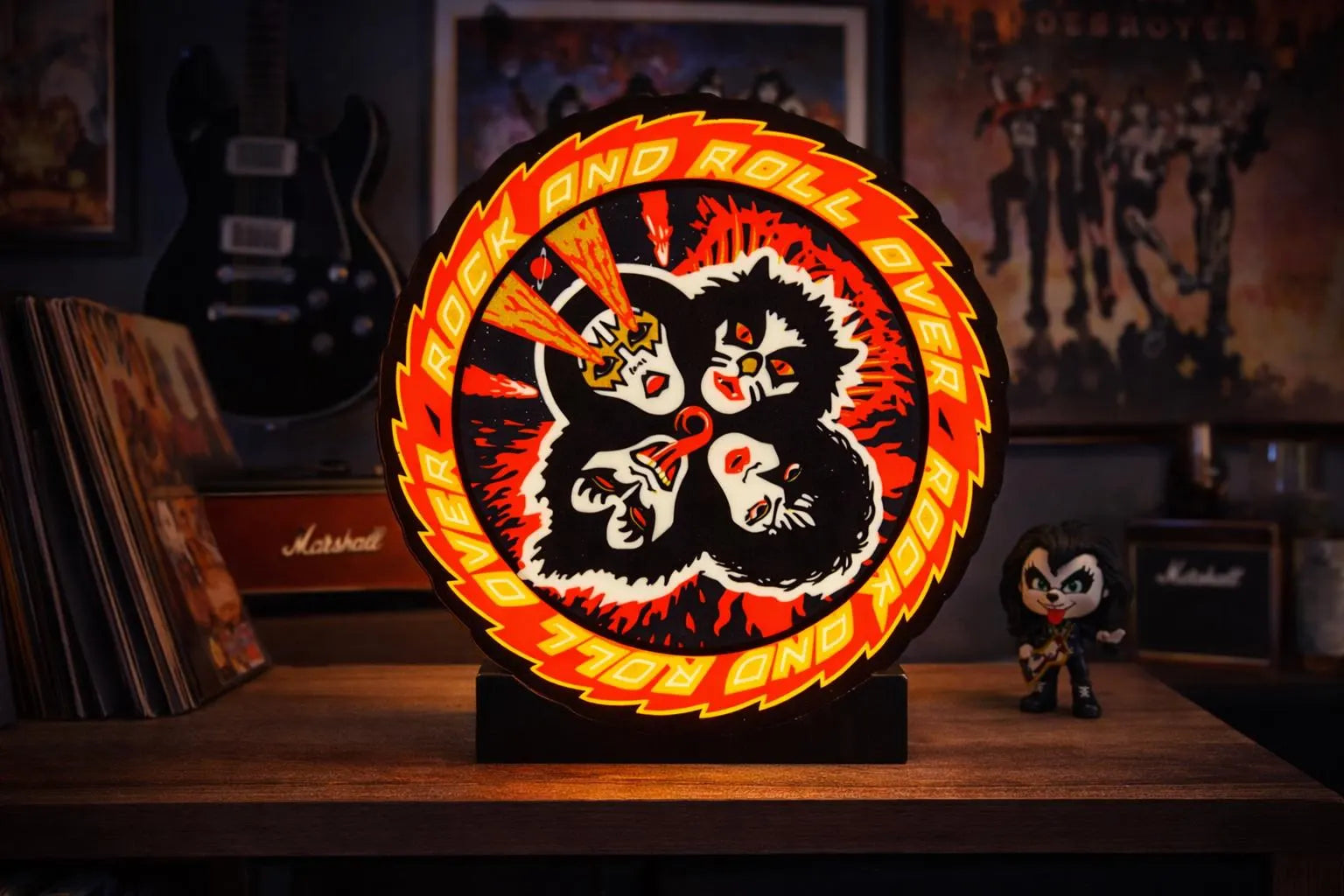 KISS “Rock and Roll Over” LED Light Box