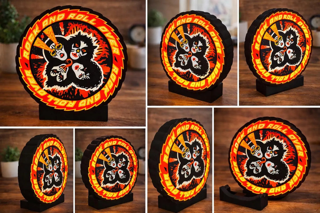 KISS “Rock and Roll Over” LED Light Box