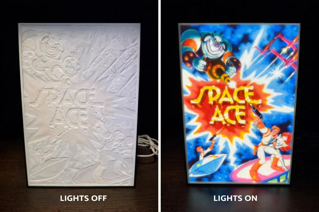 Space Ace 3D Lithophane Light Box