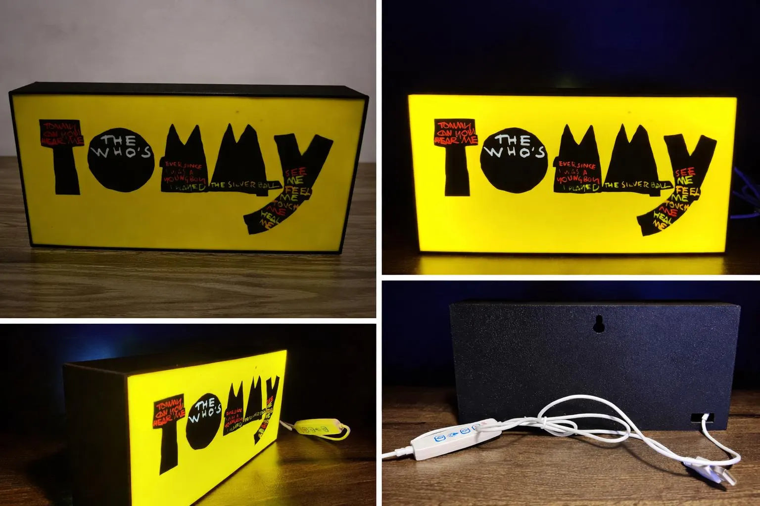The Who Tommy Inspired LED Light Box