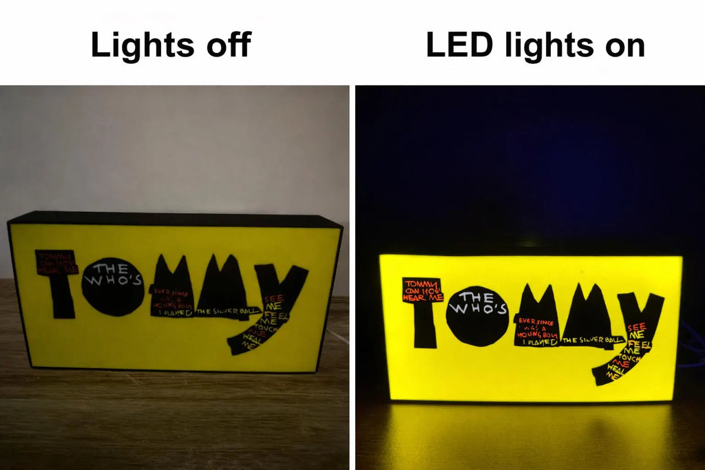The Who Tommy Inspired LED Light Box