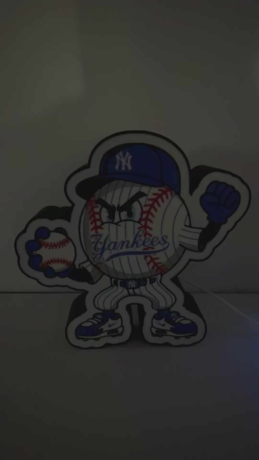 Custom Baseball Teams Light Boxes - Pick From All 30 Teams