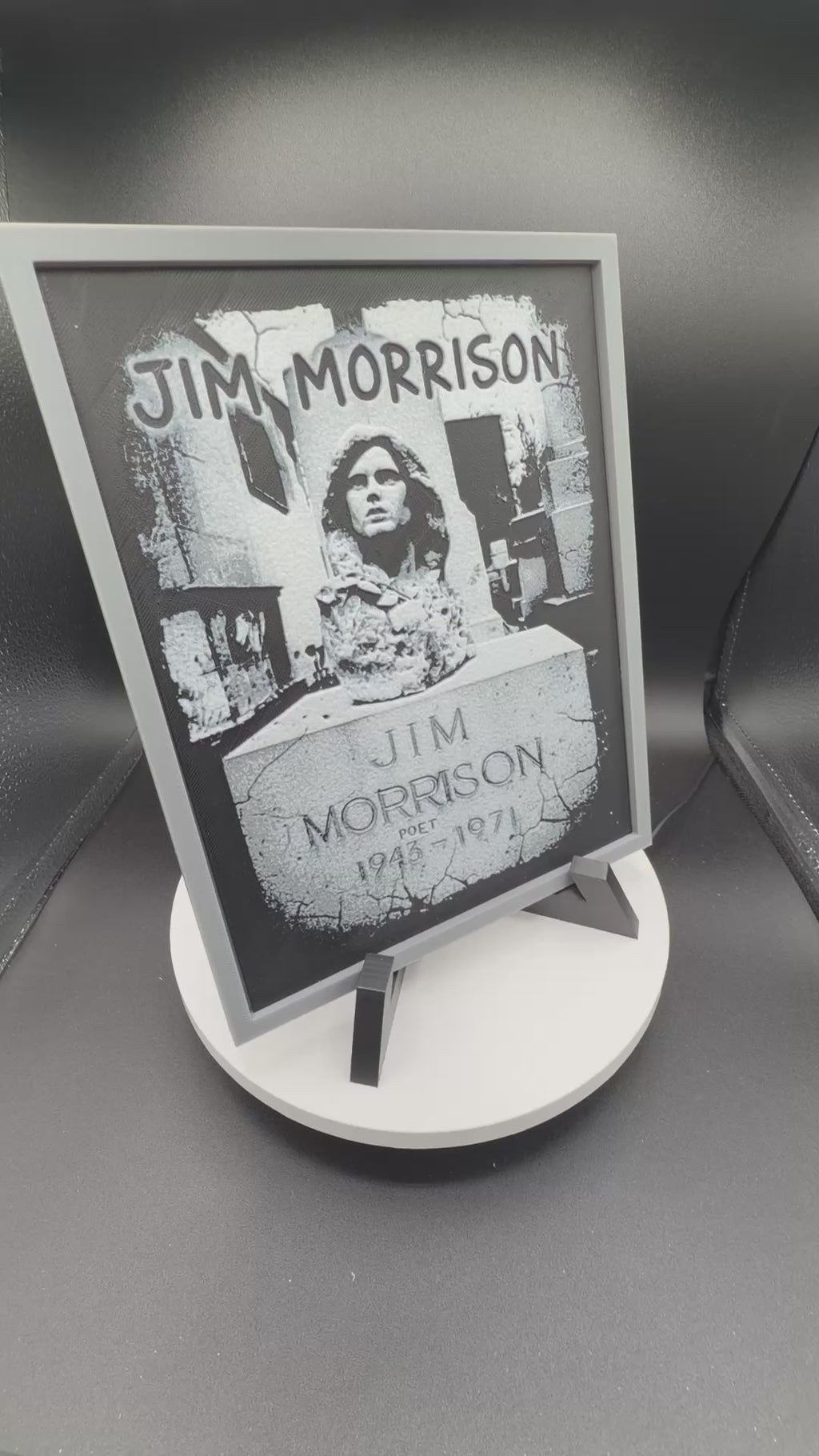 Jim Morrison Grave HueForge Art