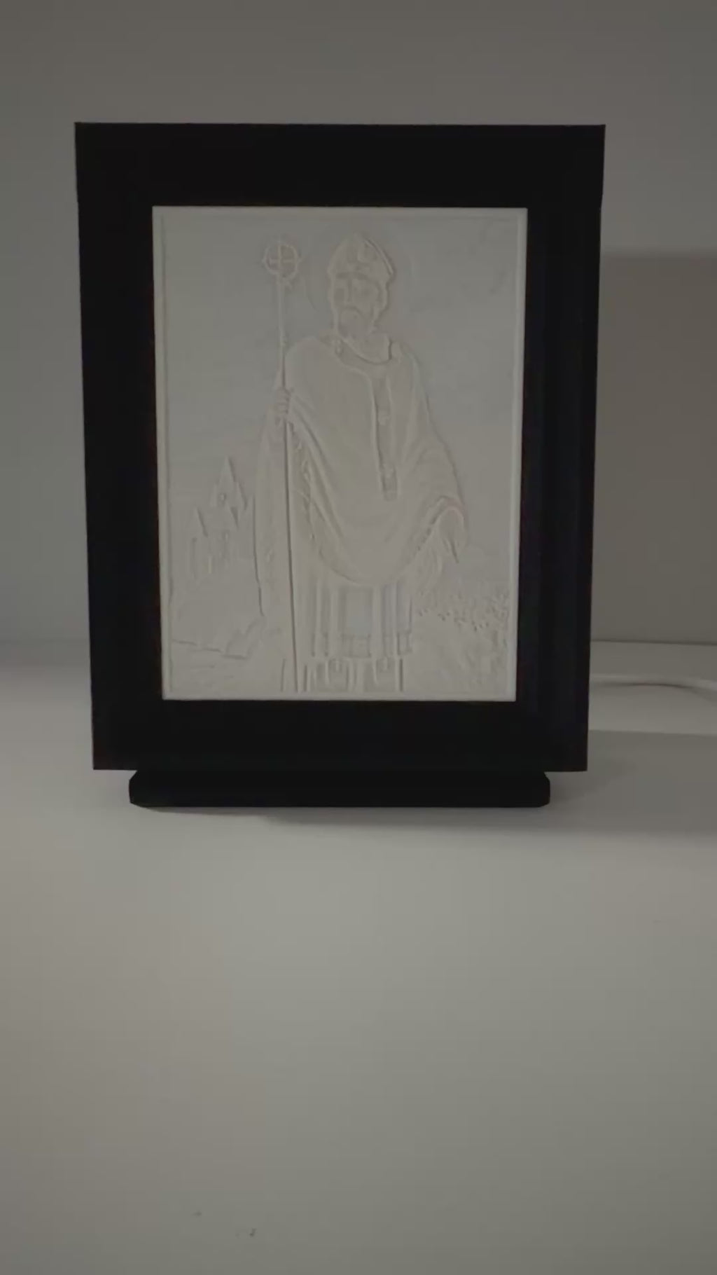 Choose from Seven Saints 3D Light Frame – Spiritual Home Decor