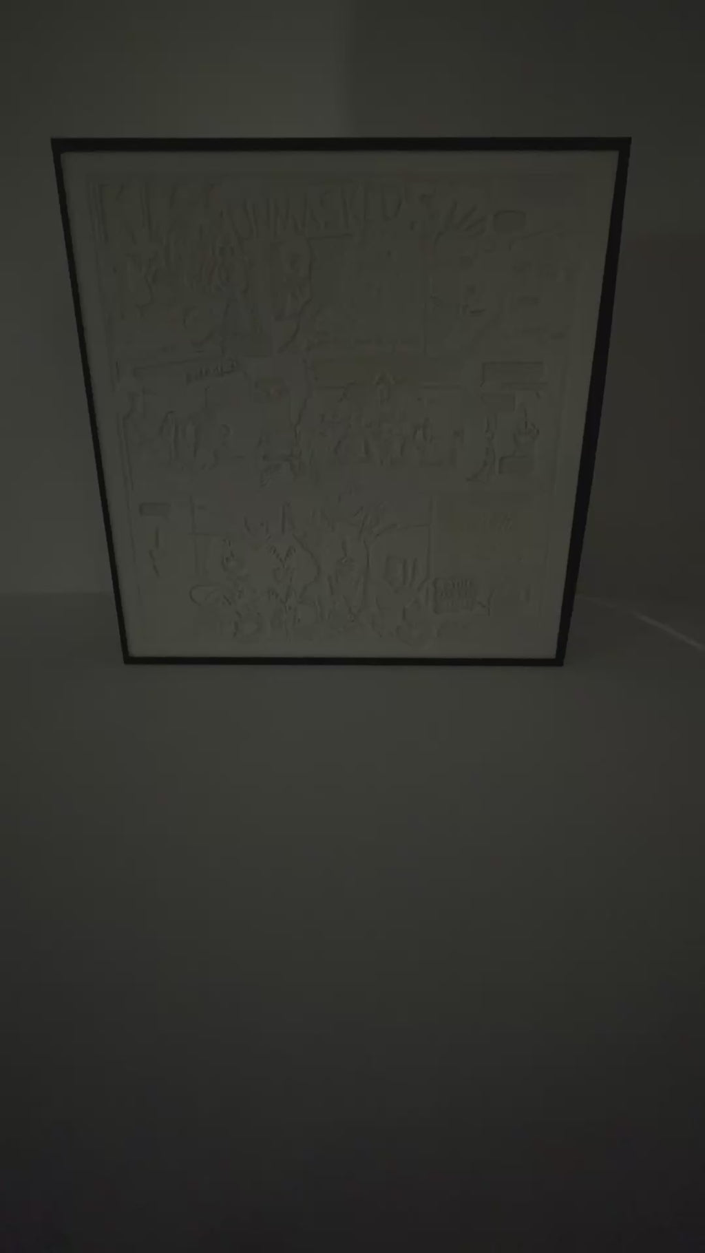 KISS Unmasked Album 3D Light Box