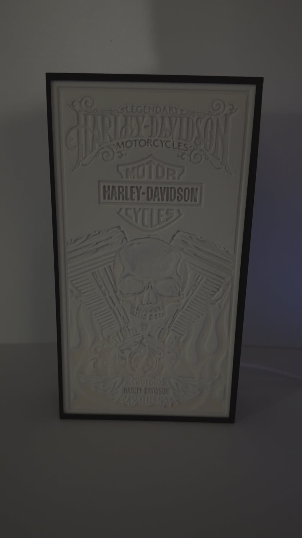 Harley Davidson LED Light Box v2