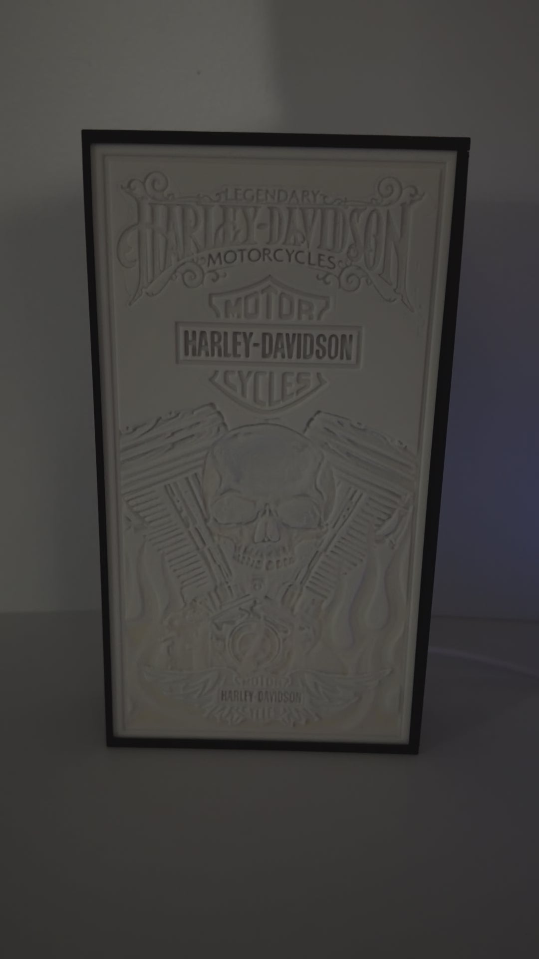 Harley Davidson LED Light Box v2