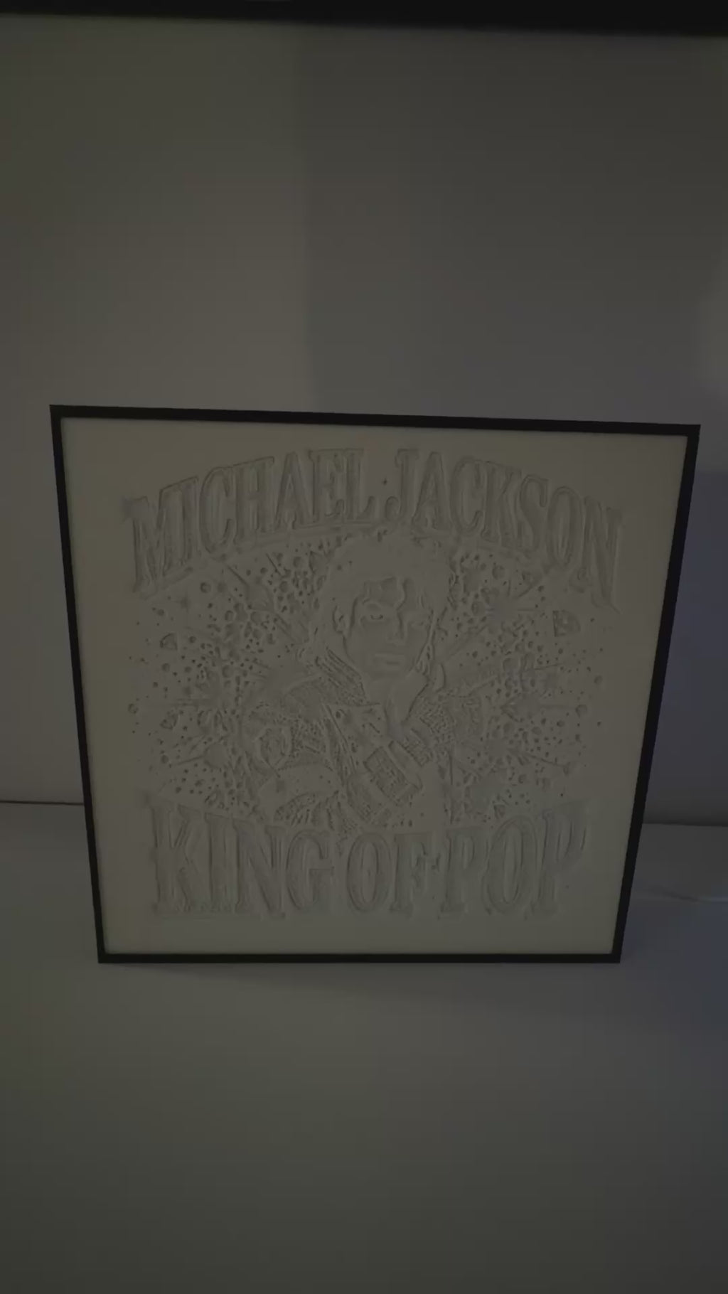 Michael Jackson “King of Pop” LED Light Box